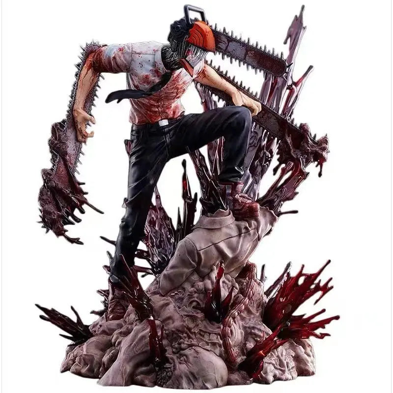 S-Fire Denji & Pochita Chainsaw Man 1/7 Scale Figure | Hobby-Genki