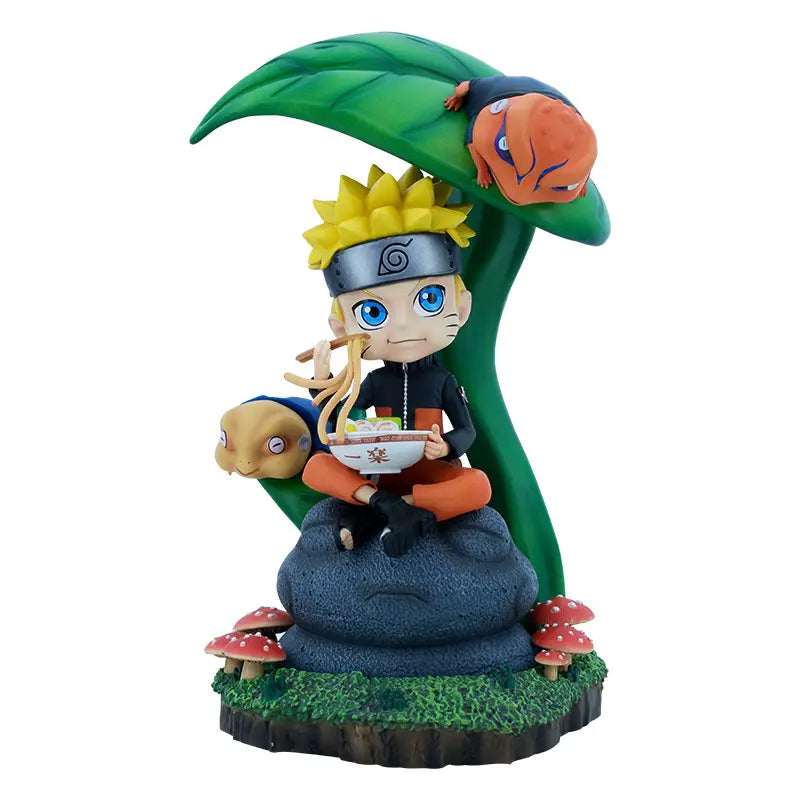 Naruto & Gamakichi Figure - Enjoying Ramen