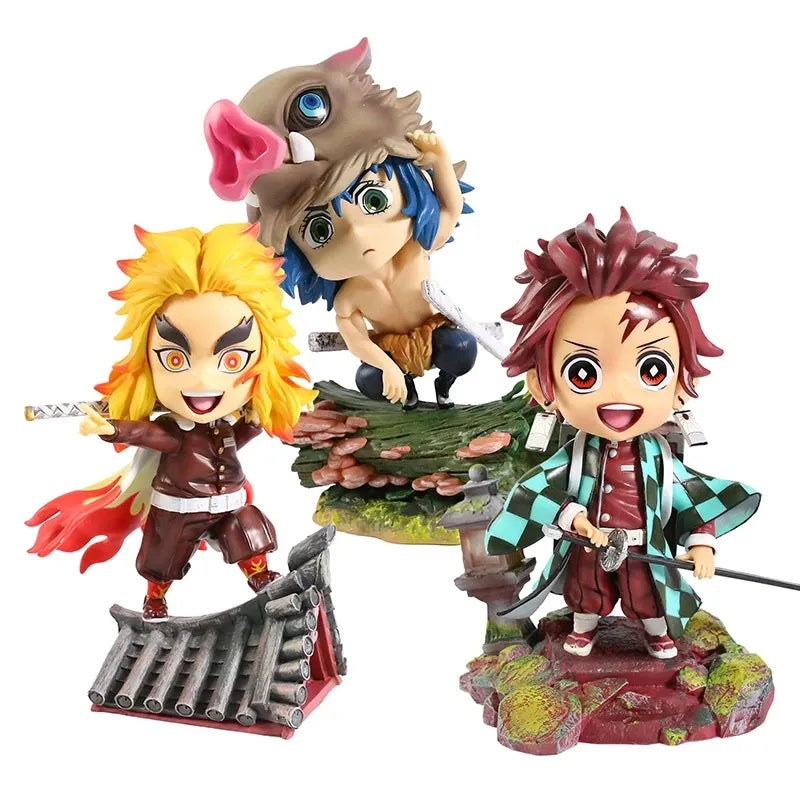 Demon Slayer Figures with Stands